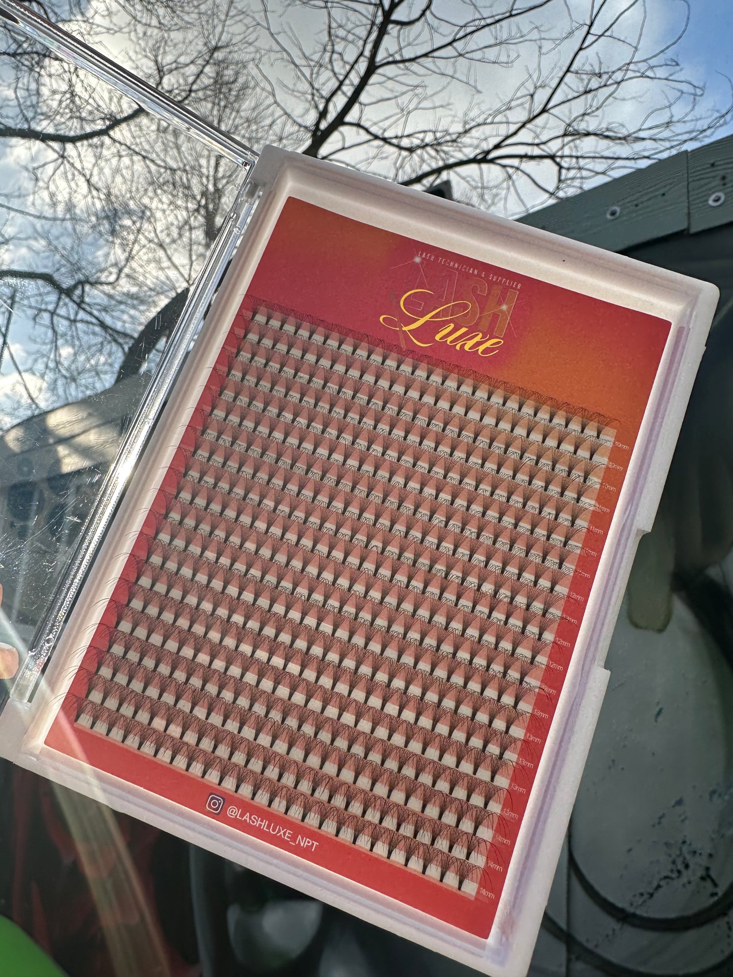 10D 0.05 D curl Pre-made Lash Trays