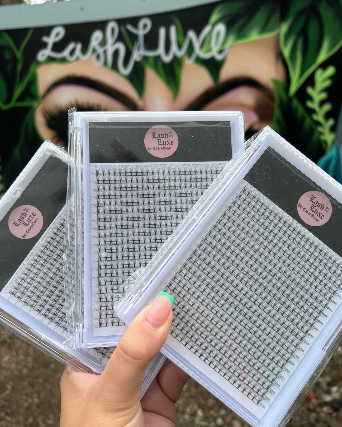 10D 0.05 D curl Pre-made Lash Trays